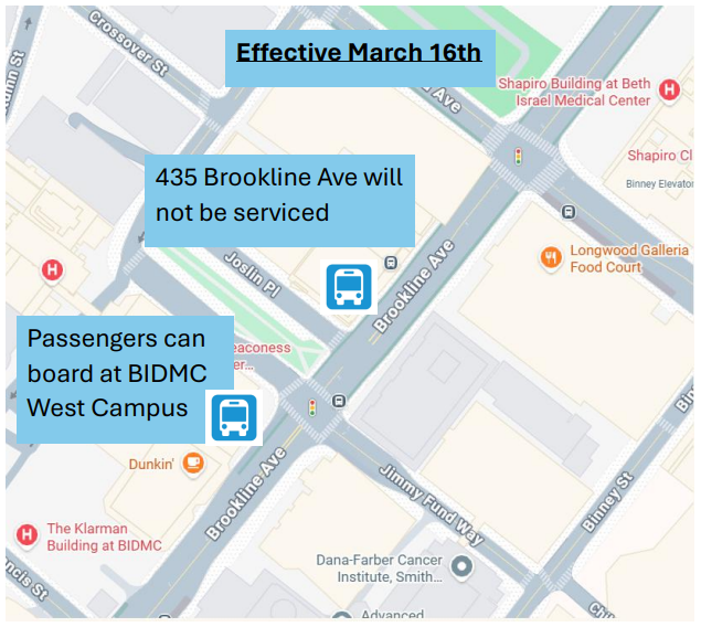 435 Brookline Ave Map